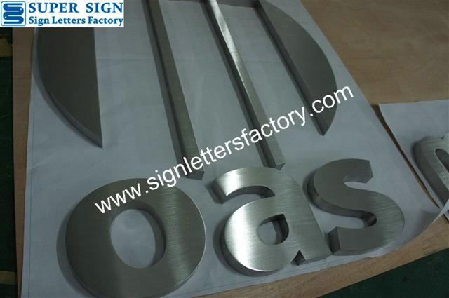 3D stainless steel sign letters 69